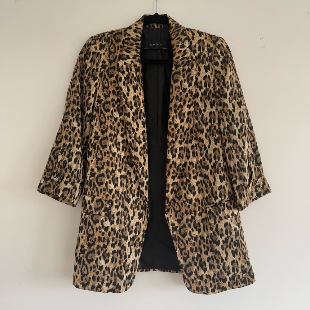 Leopard Blazer Jacket